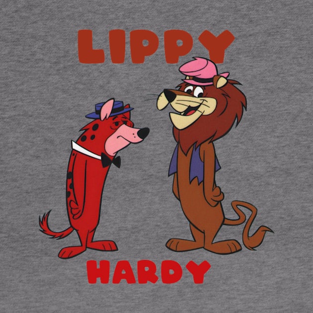 Lippy the lion and Hardy Har Har by lazymost